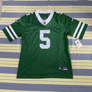 The National Football League Nfl New York Jets Green No. 5 New Jersey